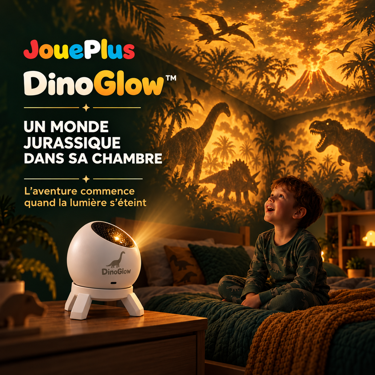 DinoGlow™ – Projecteur de Dinosaures