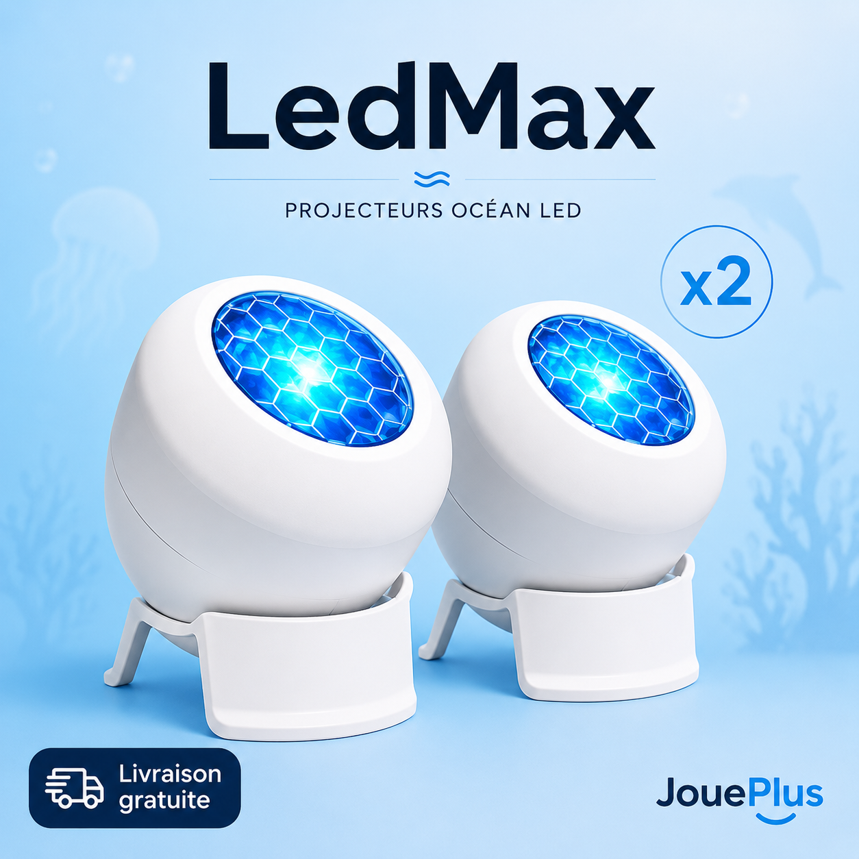 Projecteur LED Rotatif Dynamique