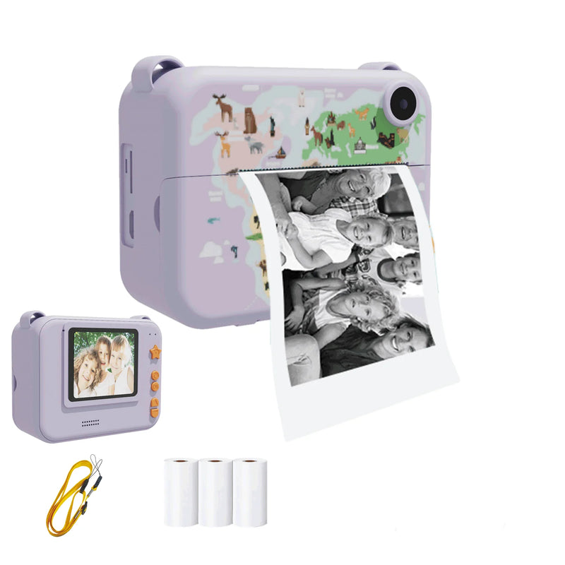 SnapKid – Appareil Photo Numérique pour Enfants avec imprimante thermique