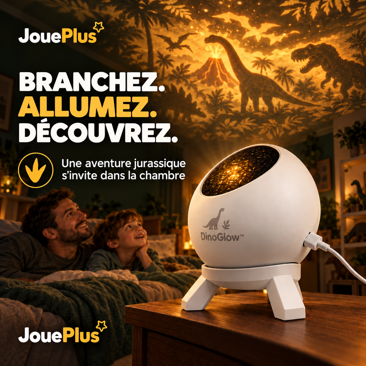 DinoGlow™ – Projecteur de Dinosaures