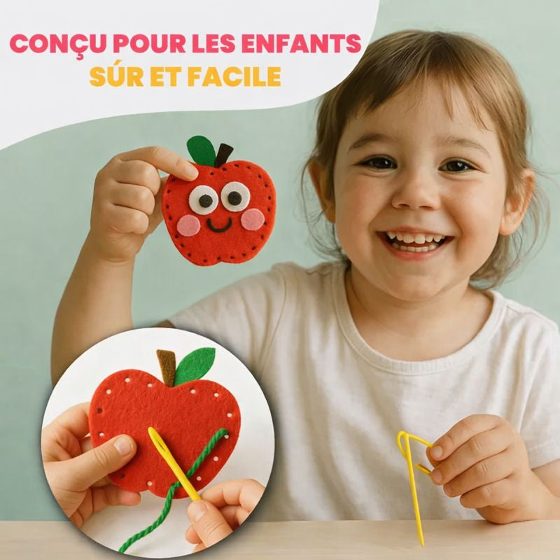 Montessori StitchFun™ - Kit de couture Montessori pour enfants