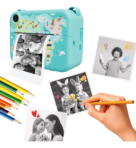 SnapKid – Appareil Photo Numérique pour Enfants avec imprimante thermique