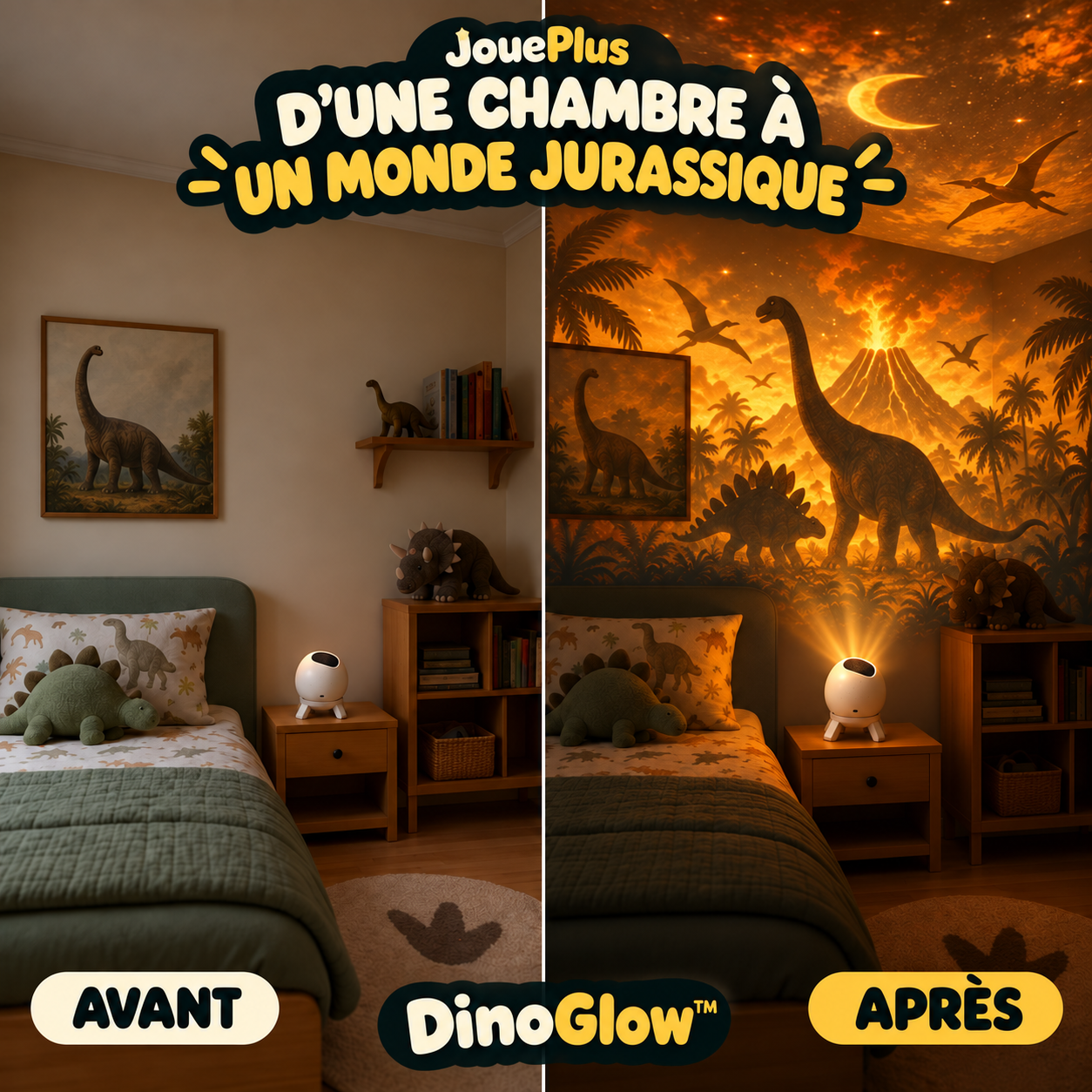 DinoGlow™ – Projecteur de Dinosaures