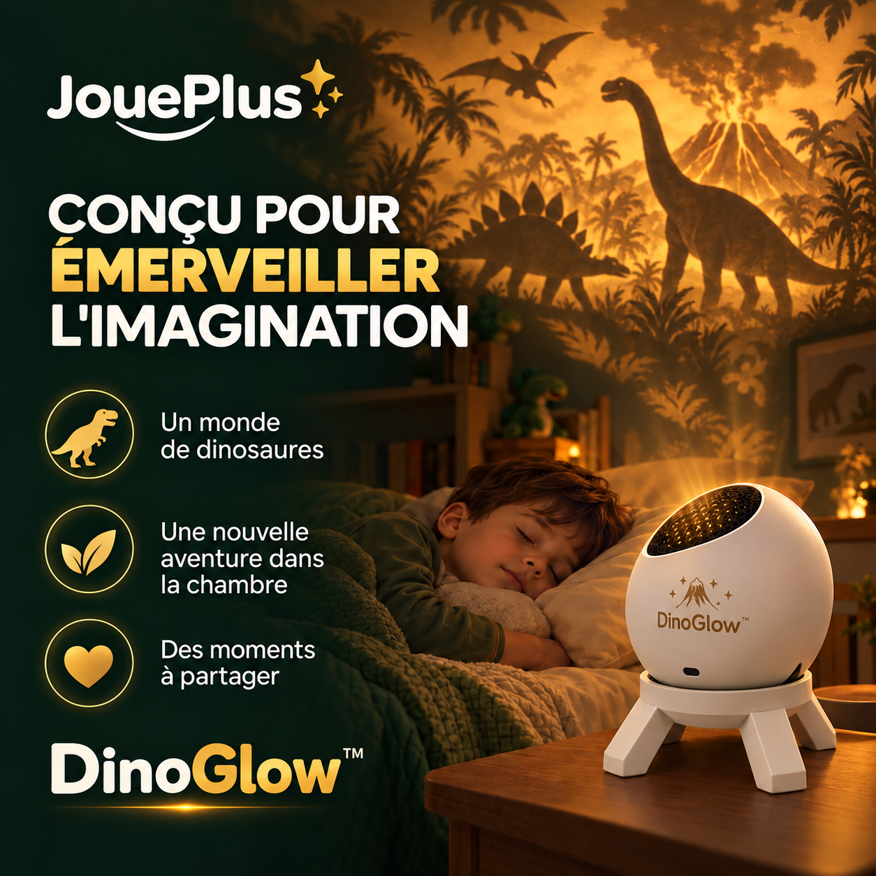 DinoGlow™ – Projecteur de Dinosaures