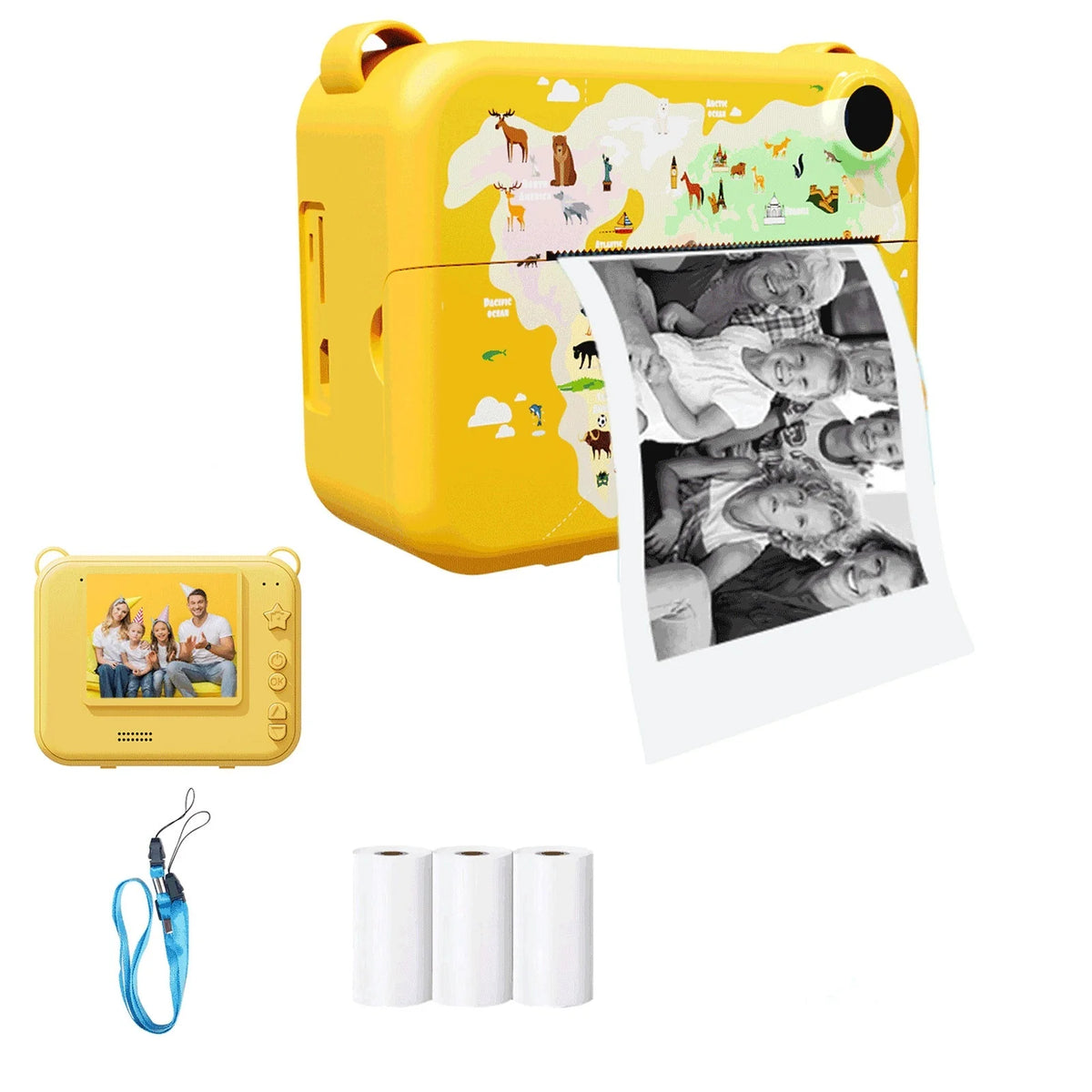 SnapKid – Appareil Photo Numérique pour Enfants avec imprimante thermique