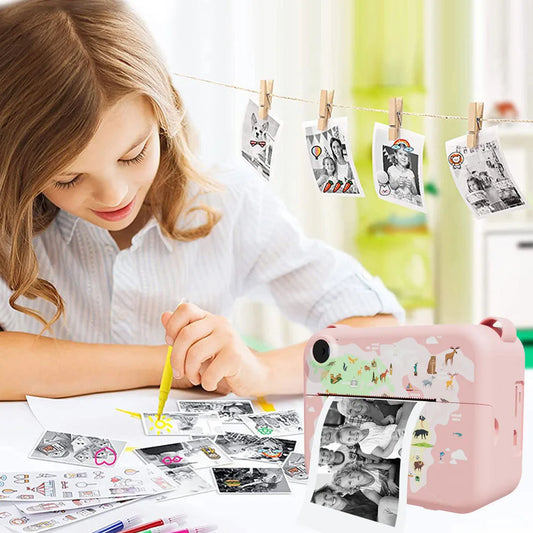 SnapKid – Appareil Photo Numérique pour Enfants avec imprimante thermique